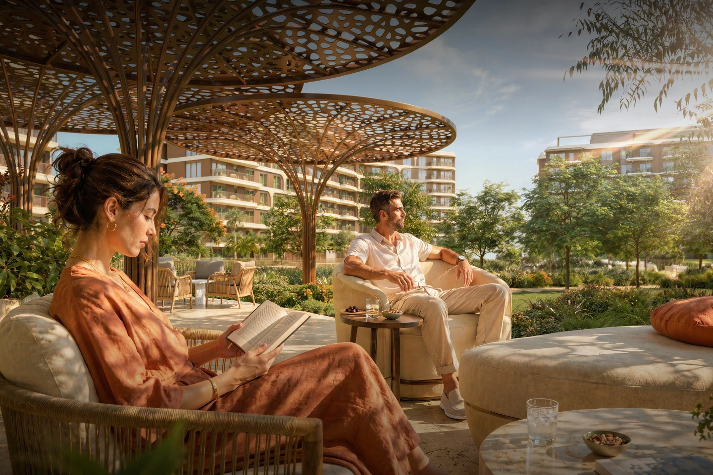 The Canopies at Yas Point landscaped residential setting in Aldar developer imagery